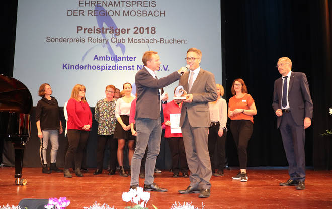 Übergabe Ehrenamtspreis