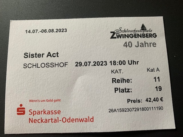 Ticket für Sister Act