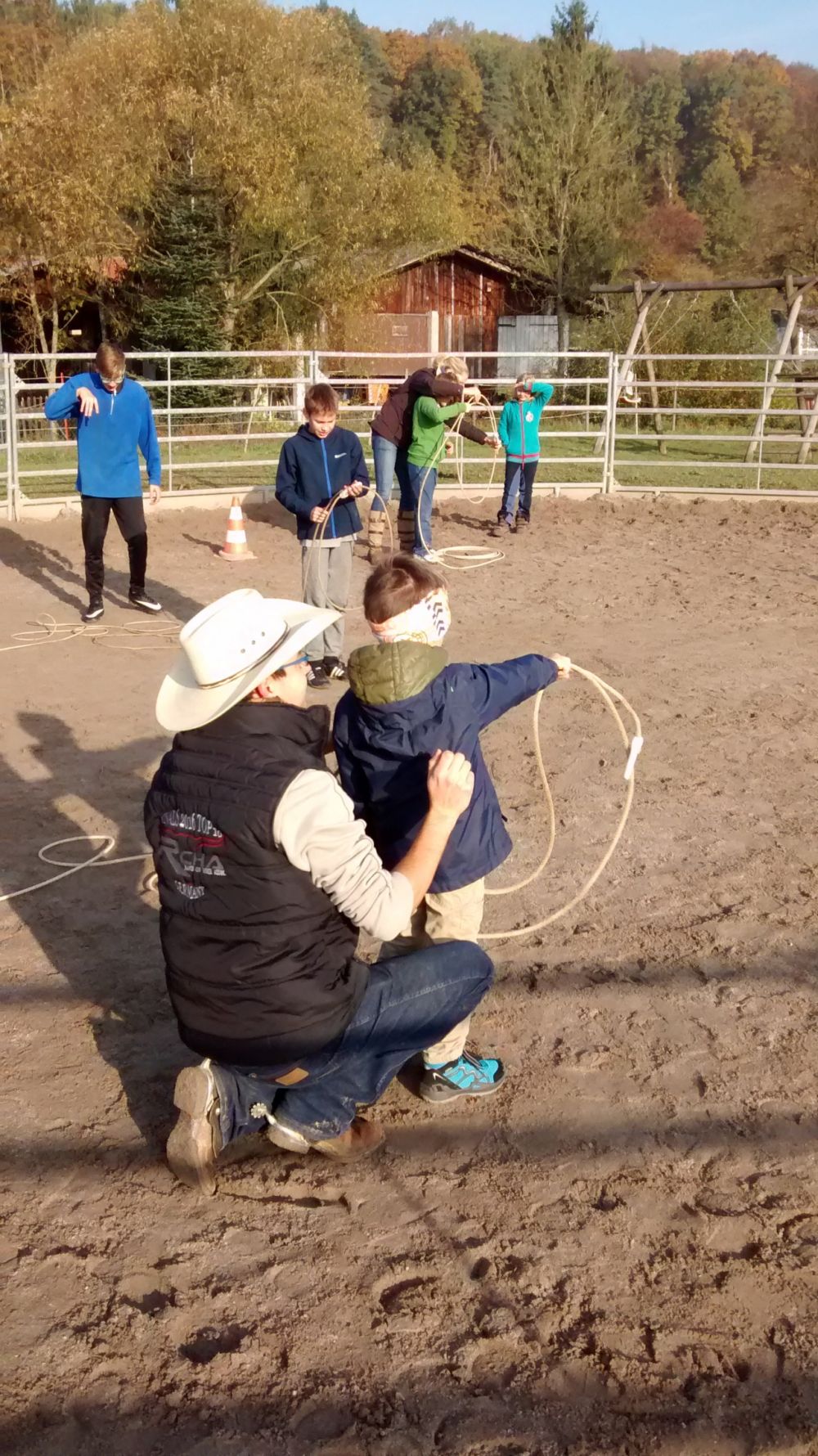 Lasso schwingen 